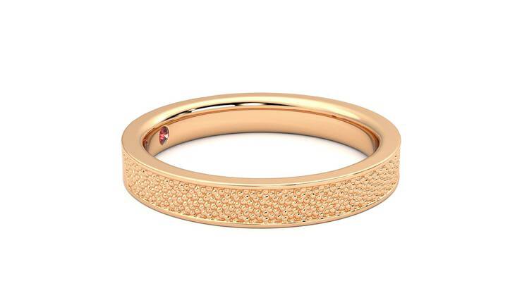 Taylor & Hart Mulberry Wedding Ring 360 degree image 8