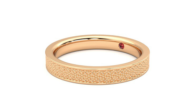 Taylor & Hart Mulberry Wedding Ring 360 degree image 24