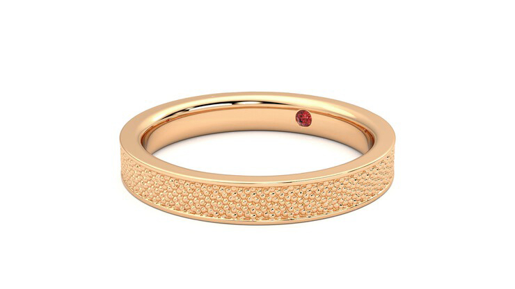 Taylor & Hart Mulberry Wedding Ring 360 degree image 25