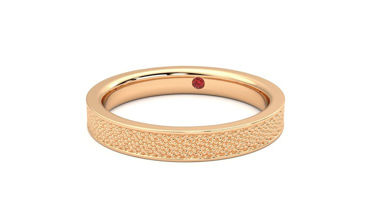 Taylor & Hart Mulberry Wedding Ring 360 degree image 27