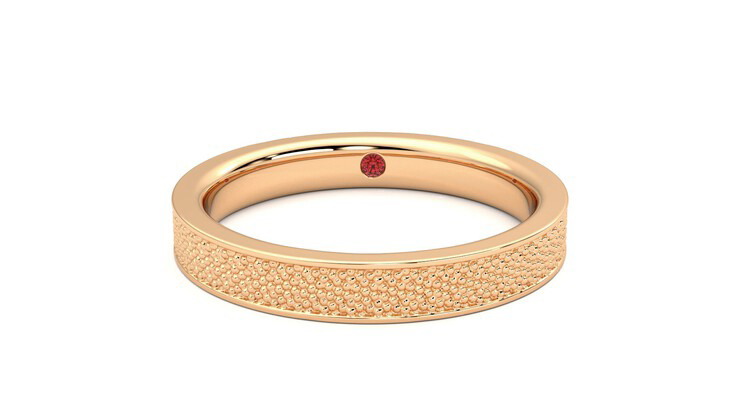 Taylor & Hart Mulberry Wedding Ring 360 degree image 29