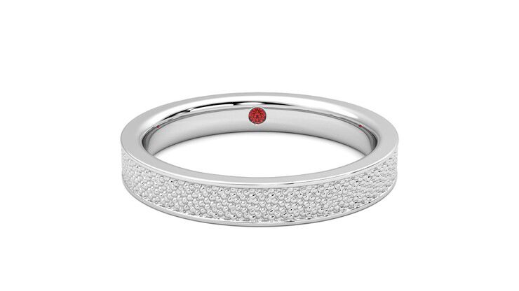 Taylor & Hart Mulberry Wedding Ring 360 degree image 1