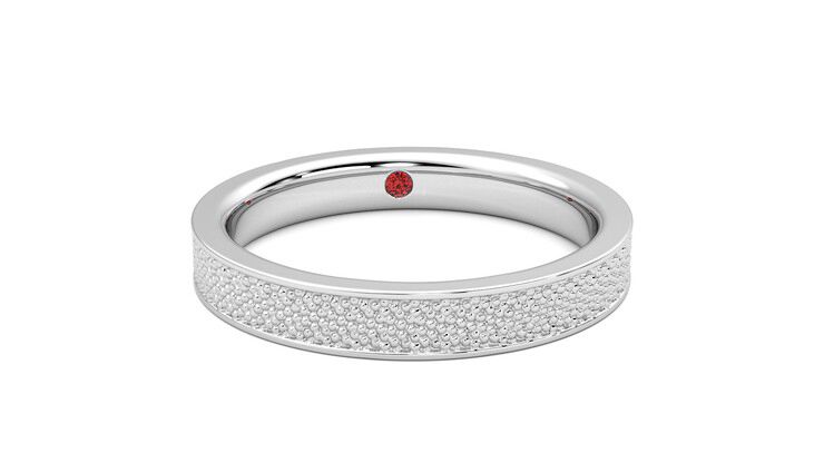 Taylor & Hart Mulberry Wedding Ring 360 degree image 2