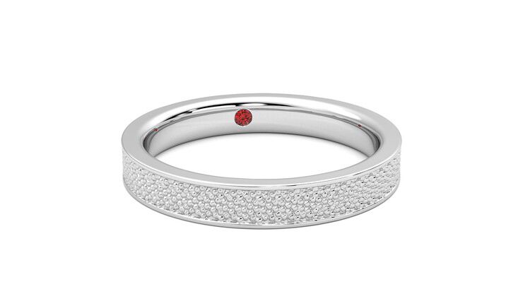Taylor & Hart Mulberry Wedding Ring 360 degree image 3