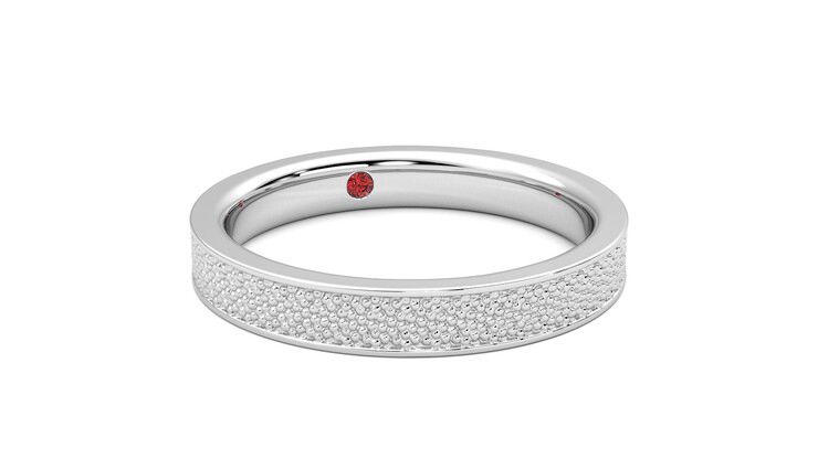 Taylor & Hart Mulberry Wedding Ring 360 degree image 4