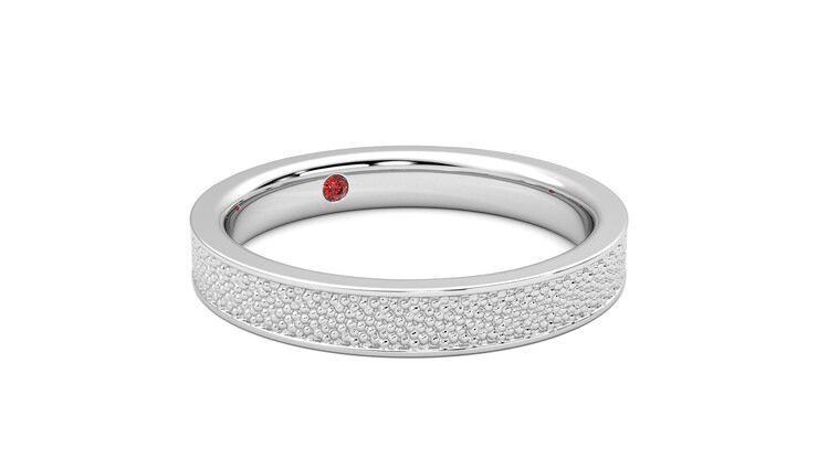 Taylor & Hart Mulberry Wedding Ring 360 degree image 5