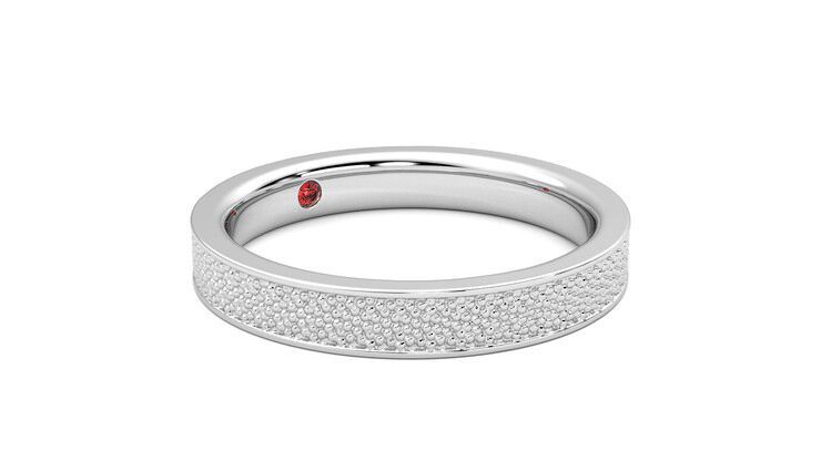 Taylor & Hart Mulberry Wedding Ring 360 degree image 6