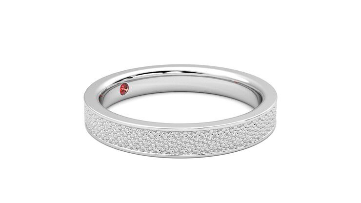 Taylor & Hart Mulberry Wedding Ring 360 degree image 7