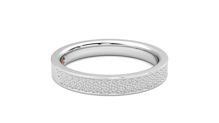 Taylor & Hart Mulberry Wedding Ring 360 degree image 9