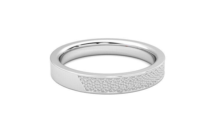Taylor & Hart Mulberry Wedding Ring 360 degree image 11