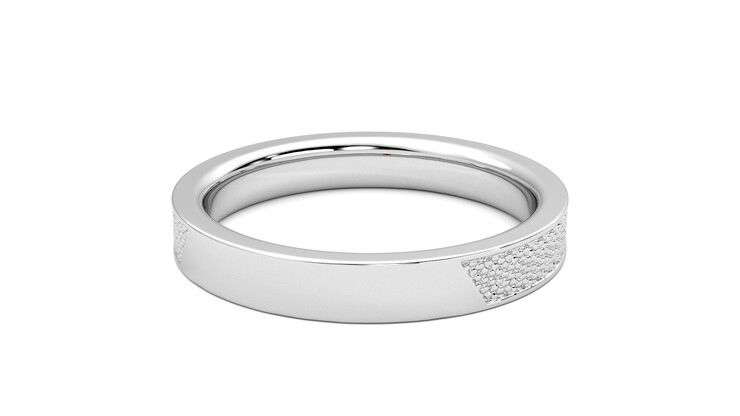 Taylor & Hart Mulberry Wedding Ring 360 degree image 14