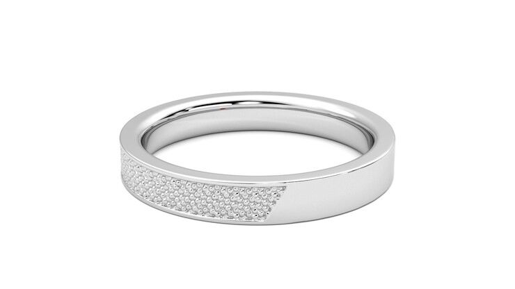 Taylor & Hart Mulberry Wedding Ring 360 degree image 18