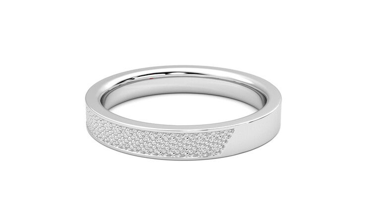 Taylor & Hart Mulberry Wedding Ring 360 degree image 19