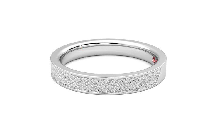 Taylor & Hart Mulberry Wedding Ring 360 degree image 21