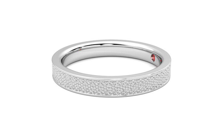Taylor & Hart Mulberry Wedding Ring 360 degree image 22