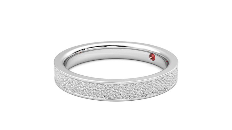 Taylor & Hart Mulberry Wedding Ring 360 degree image 23