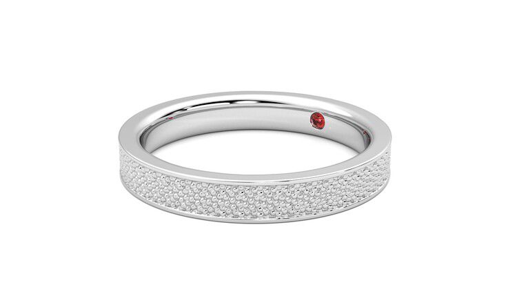 Taylor & Hart Mulberry Wedding Ring 360 degree image 24