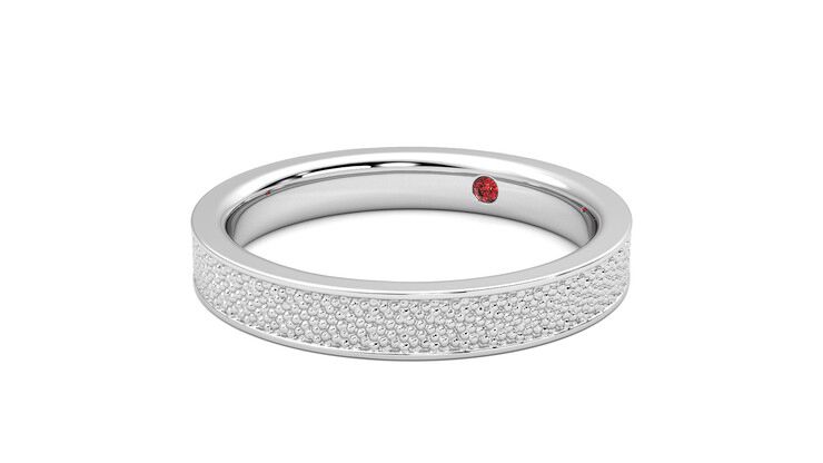Taylor & Hart Mulberry Wedding Ring 360 degree image 25