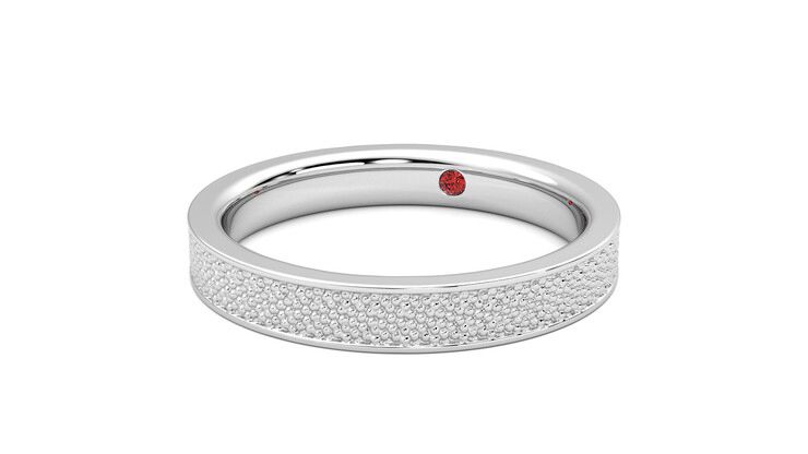 Taylor & Hart Mulberry Wedding Ring 360 degree image 26