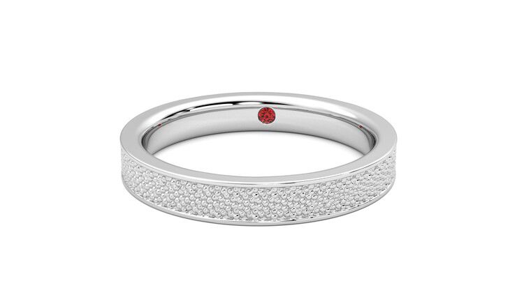 Taylor & Hart Mulberry Wedding Ring 360 degree image 28