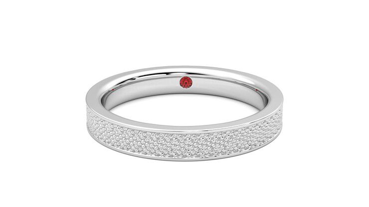 Taylor & Hart Mulberry Wedding Ring 360 degree image 29