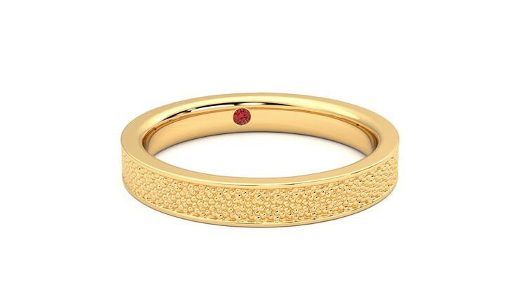 Taylor & Hart Mulberry Wedding Ring 360 degree image 3