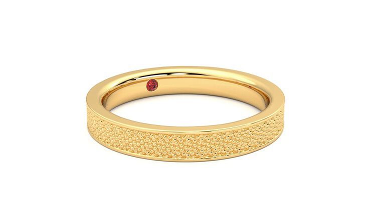 Taylor & Hart Mulberry Wedding Ring 360 degree image 5