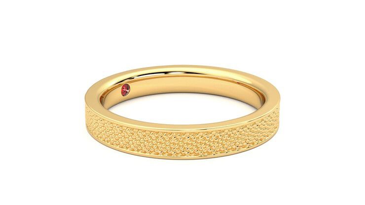 Taylor & Hart Mulberry Wedding Ring 360 degree image 7