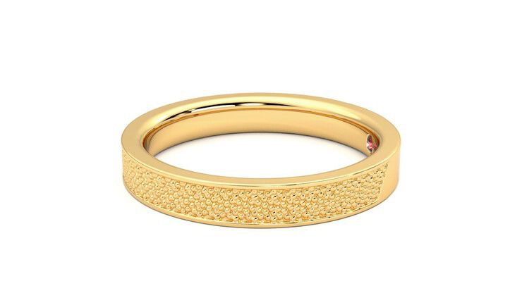 Taylor & Hart Mulberry Wedding Ring 360 degree image 21
