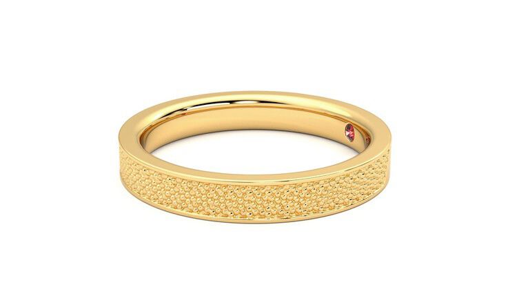 Taylor & Hart Mulberry Wedding Ring 360 degree image 22