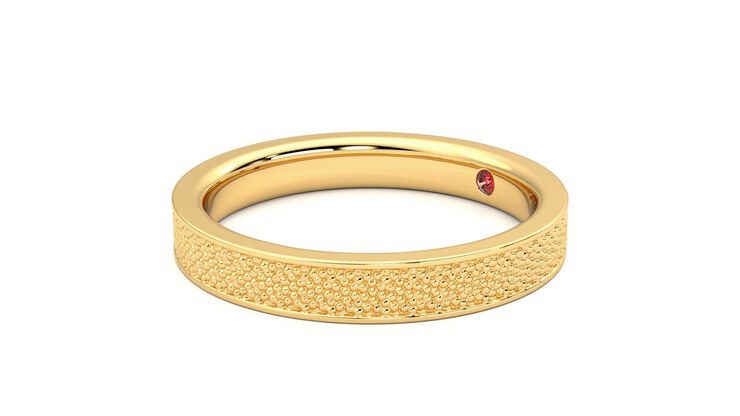 Taylor & Hart Mulberry Wedding Ring 360 degree image 23