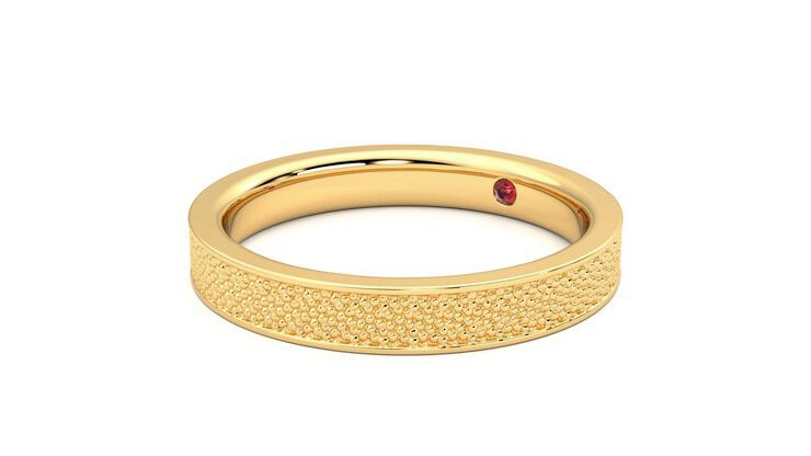 Taylor & Hart Mulberry Wedding Ring 360 degree image 24