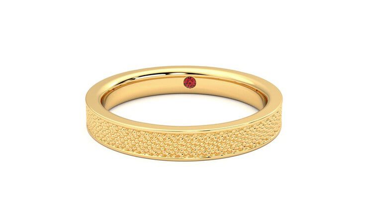 Taylor & Hart Mulberry Wedding Ring 360 degree image 28