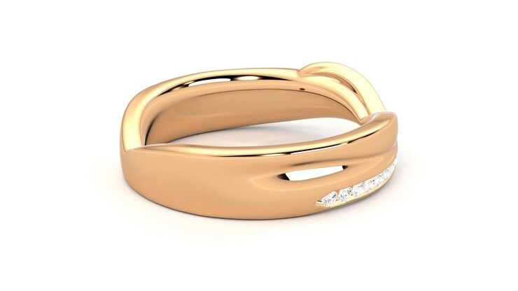 Taylor & Hart Nueva Wedding Ring 360 degree image 11