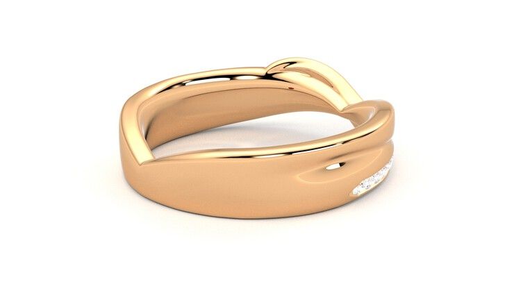 Taylor & Hart Nueva Wedding Ring 360 degree image 12