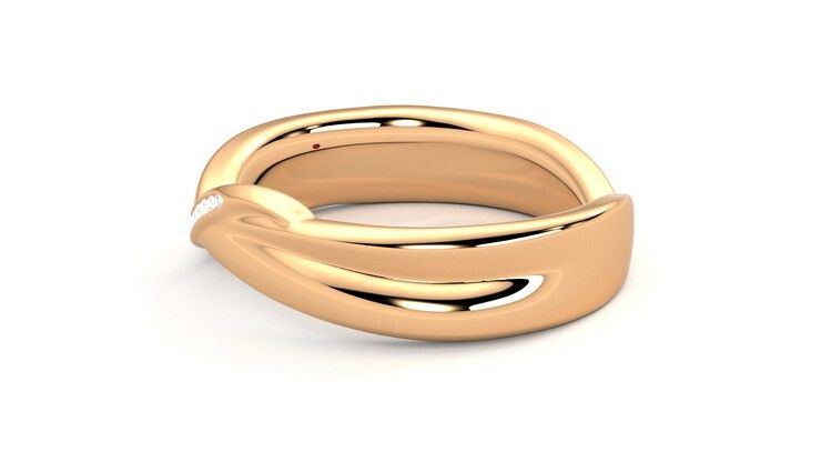 Taylor & Hart Nueva Wedding Ring 360 degree image 21
