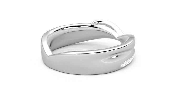 Taylor & Hart Nueva Wedding Ring 360 degree image 12