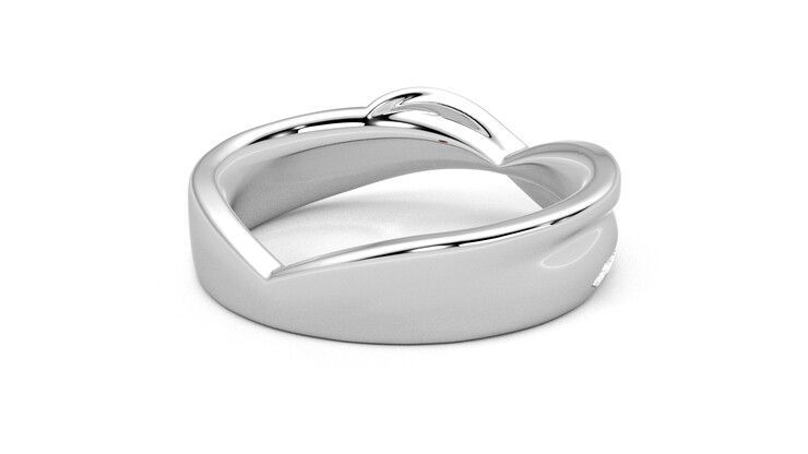 Taylor & Hart Nueva Wedding Ring 360 degree image 13