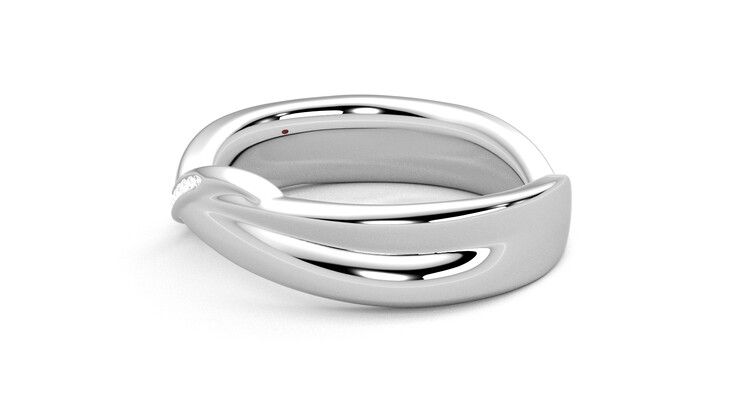 Taylor & Hart Nueva Wedding Ring 360 degree image 21