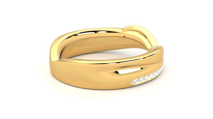 Taylor & Hart Nueva Wedding Ring 360 degree image 11
