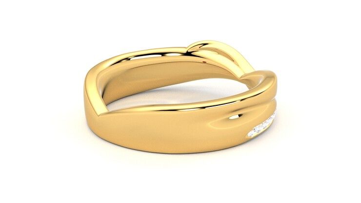 Taylor & Hart Nueva Wedding Ring 360 degree image 12