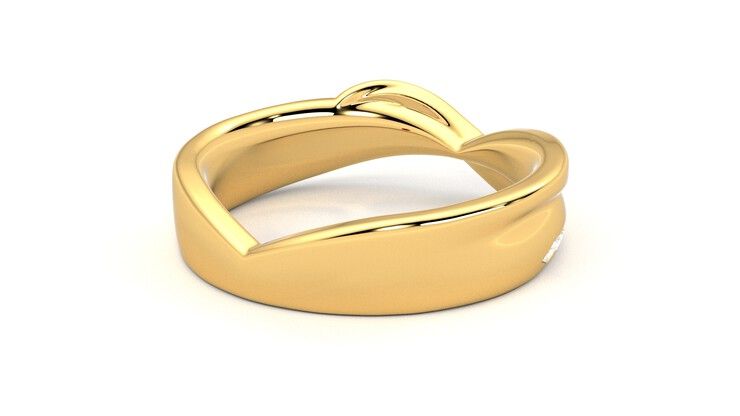 Taylor & Hart Nueva Wedding Ring 360 degree image 13