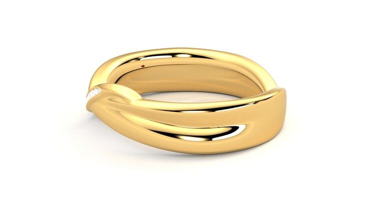 Taylor & Hart Nueva Wedding Ring 360 degree image 21