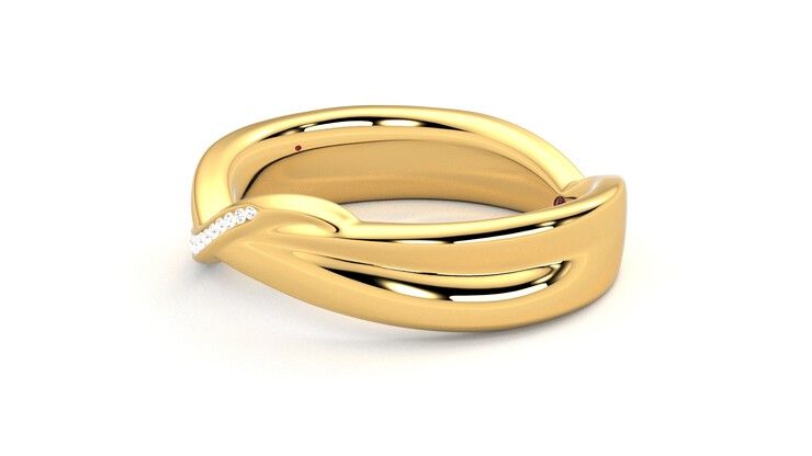 Taylor & Hart Nueva Wedding Ring 360 degree image 22