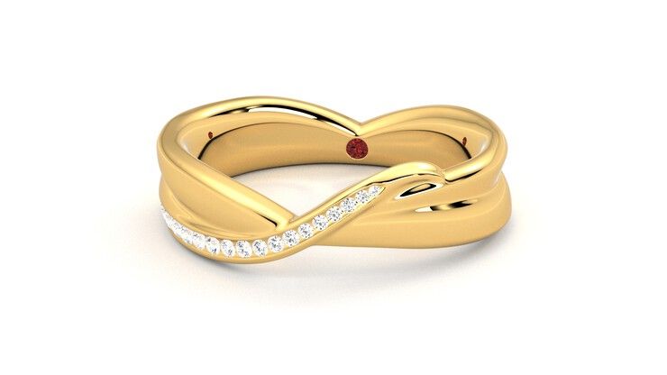 Taylor & Hart Nueva Wedding Ring 360 degree image 27
