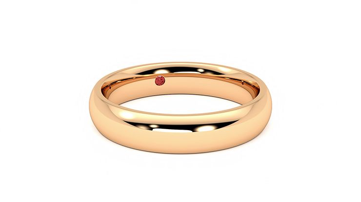 Taylor & Hart Oak Wedding Ring 360 degree image 4