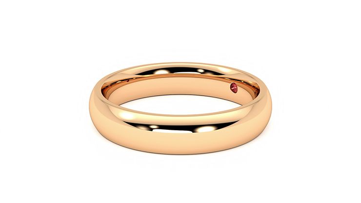 Taylor & Hart Oak Wedding Ring 360 degree image 23