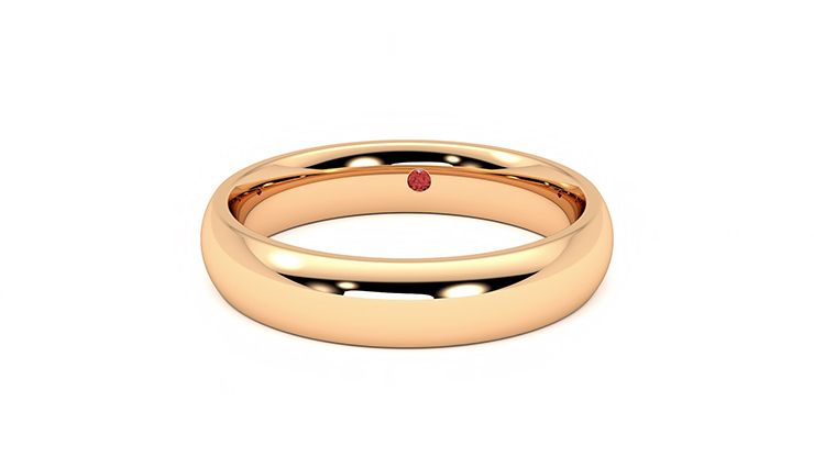 Taylor & Hart Oak Wedding Ring 360 degree image 28