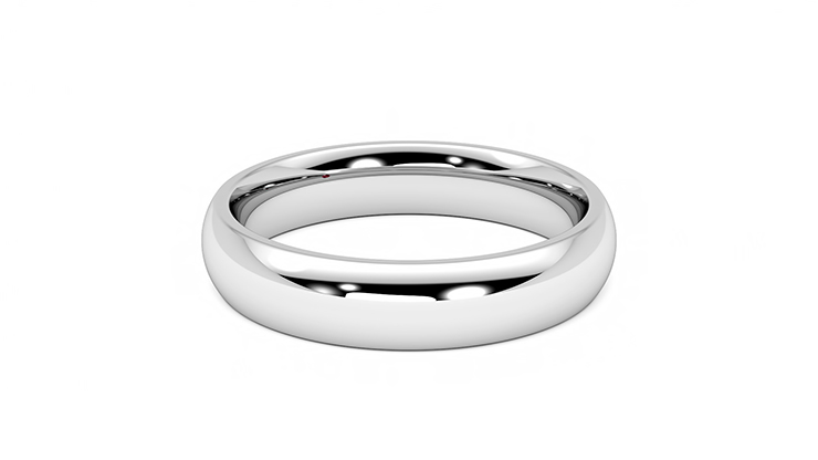 Doen artikel Ontembare Oak | Platinum plain wedding ring | Taylor & Hart