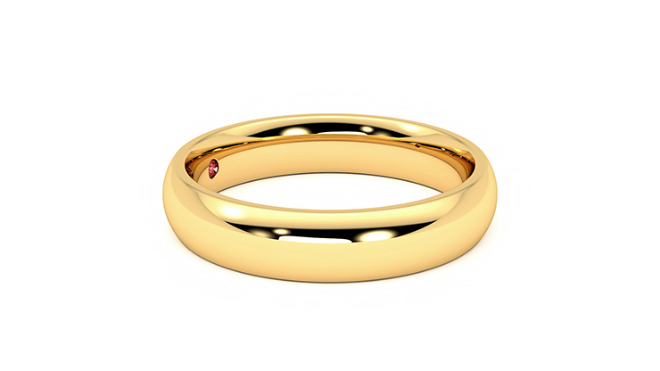 Plain Gold Band Ring @ Jewel Hub